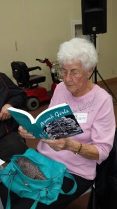 Bomb Girl Betty Warner Reading "Bomb Girls: Trading Aprons for Ammo"