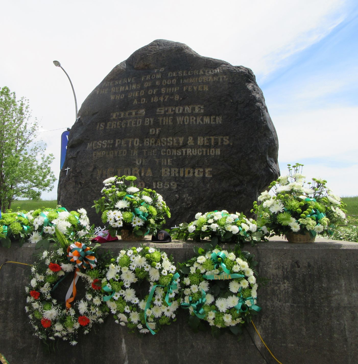 2017 - Walk to the Black Rock - Irish Memorial in Montreal, Quebec, Canada &copy; Barbara Dickson