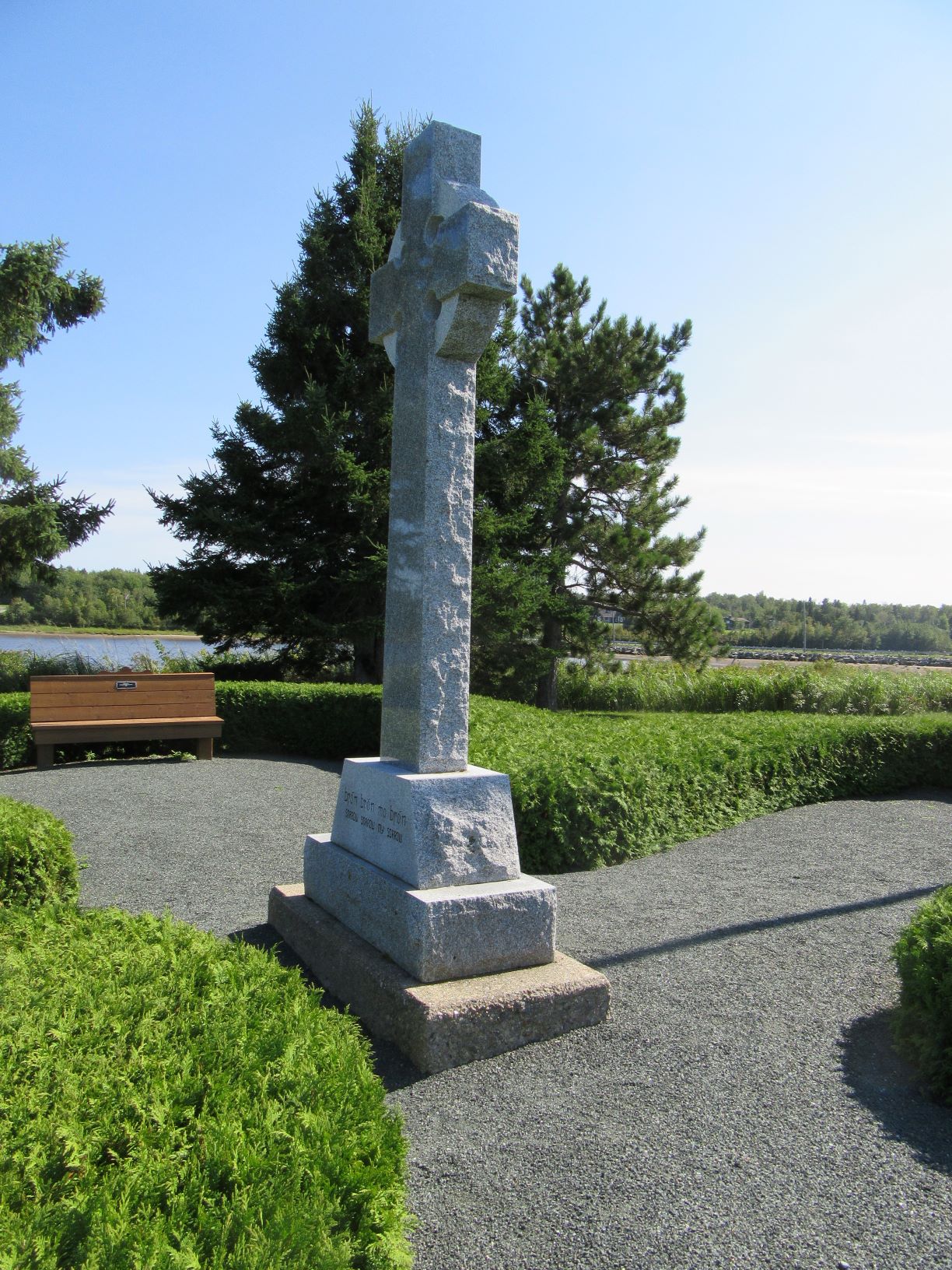 Irish Memorial at Middle Island, Miramichi, New Brunswick © Barbara Dickson