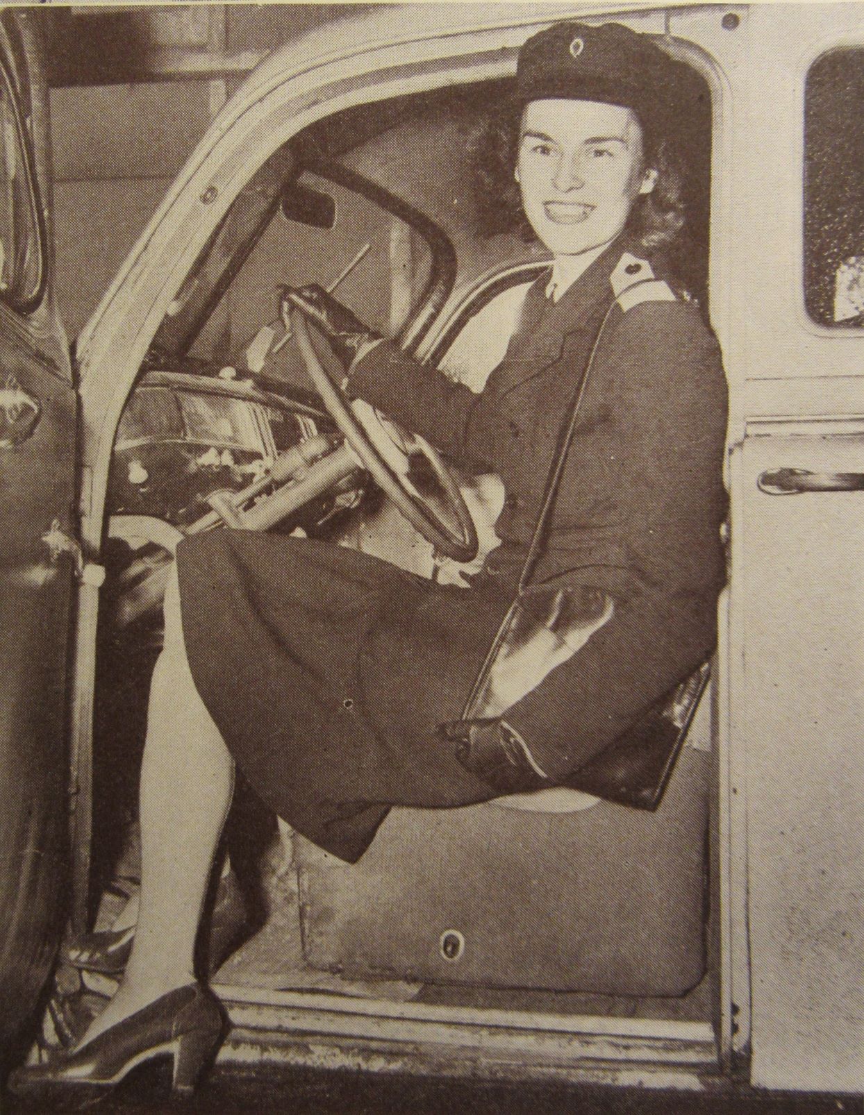 Bomb Girl Helen Gray Fraser - GECO Taxi Driver - Courtesy Archives of Ontario