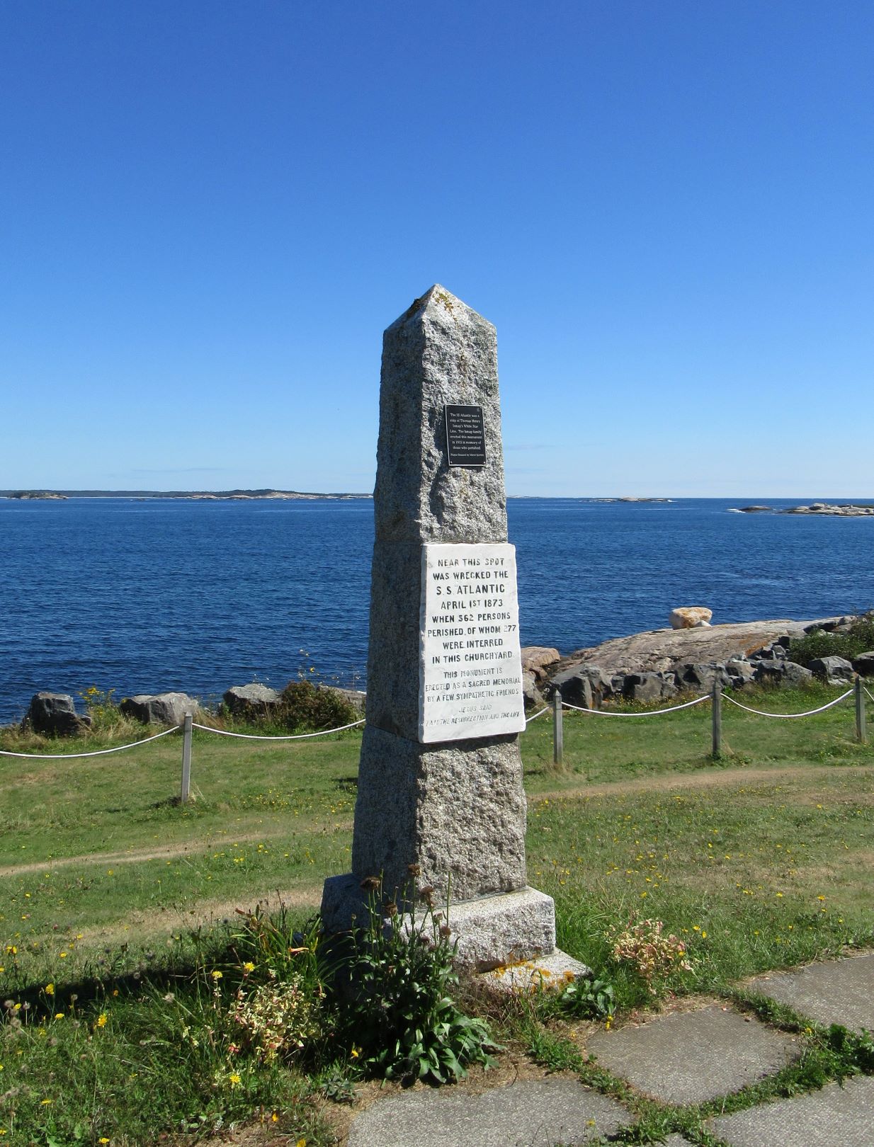 S.S. Atlantic Irish Memorial, Terence Bay, Nova Scotia, Canada &copy; Barbara Dickson